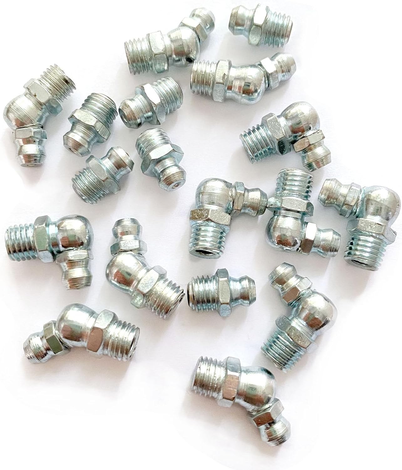 5/16″-24 18Pcs Grease Fitting Assortment Straight 5/16"-24 18Pcs, Sliver