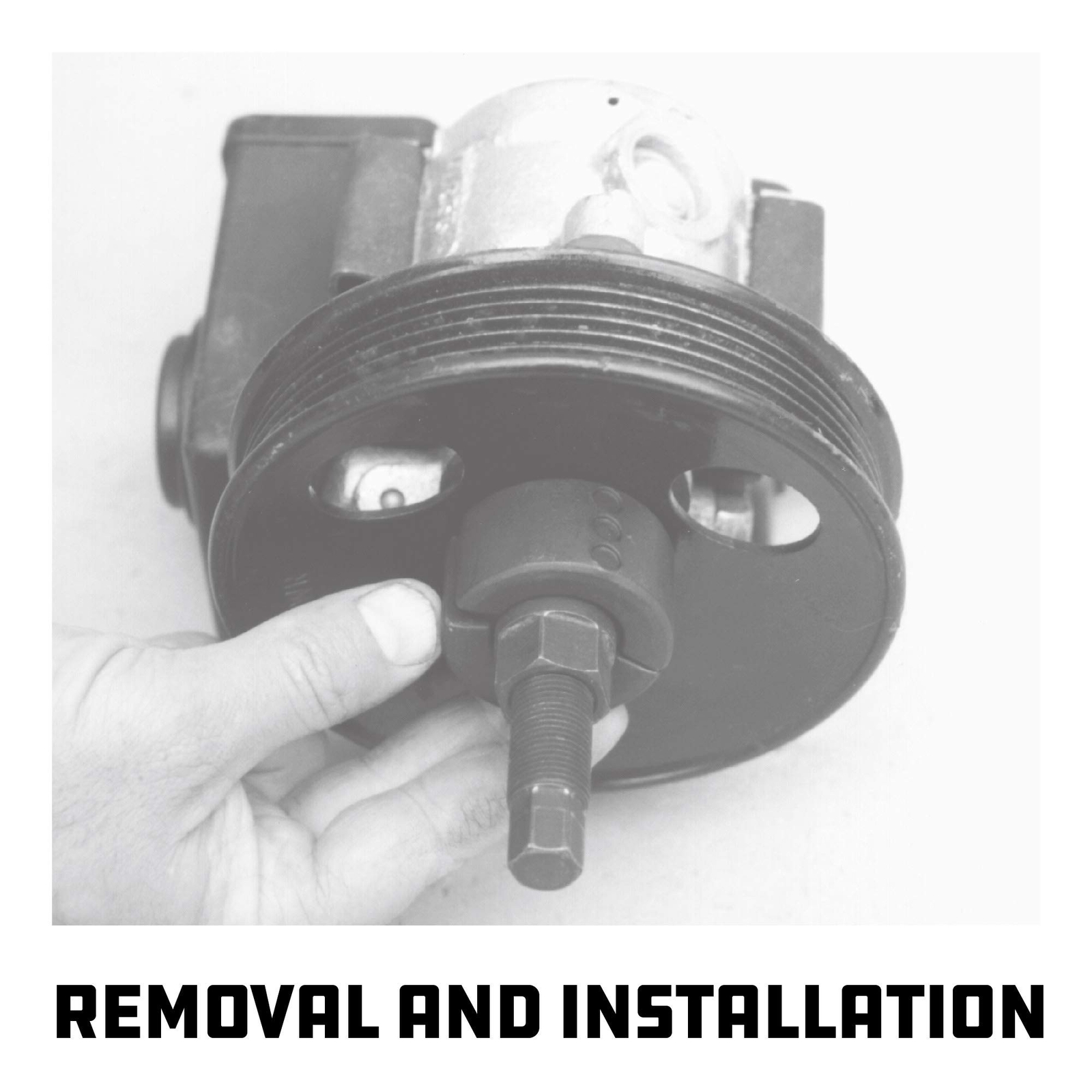 Powerbuilt Power Steering and Alternator Pulley Remove and Install Tool Set, …