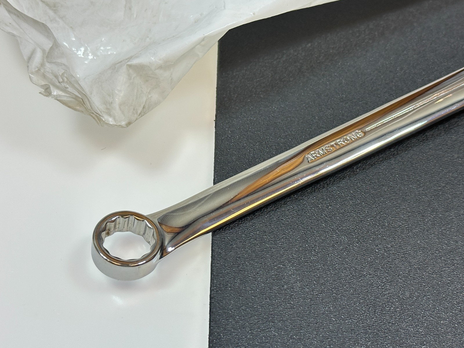 🇺🇸 Armstrong Tools USA 53-667 Metric 14mm x 15mm Long Box End Chrome Wrench