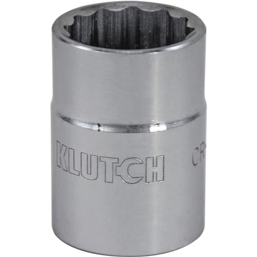 Klutch Socket, SAE, 1 3/16in., 3/4in.-Drive, 12-Pt.