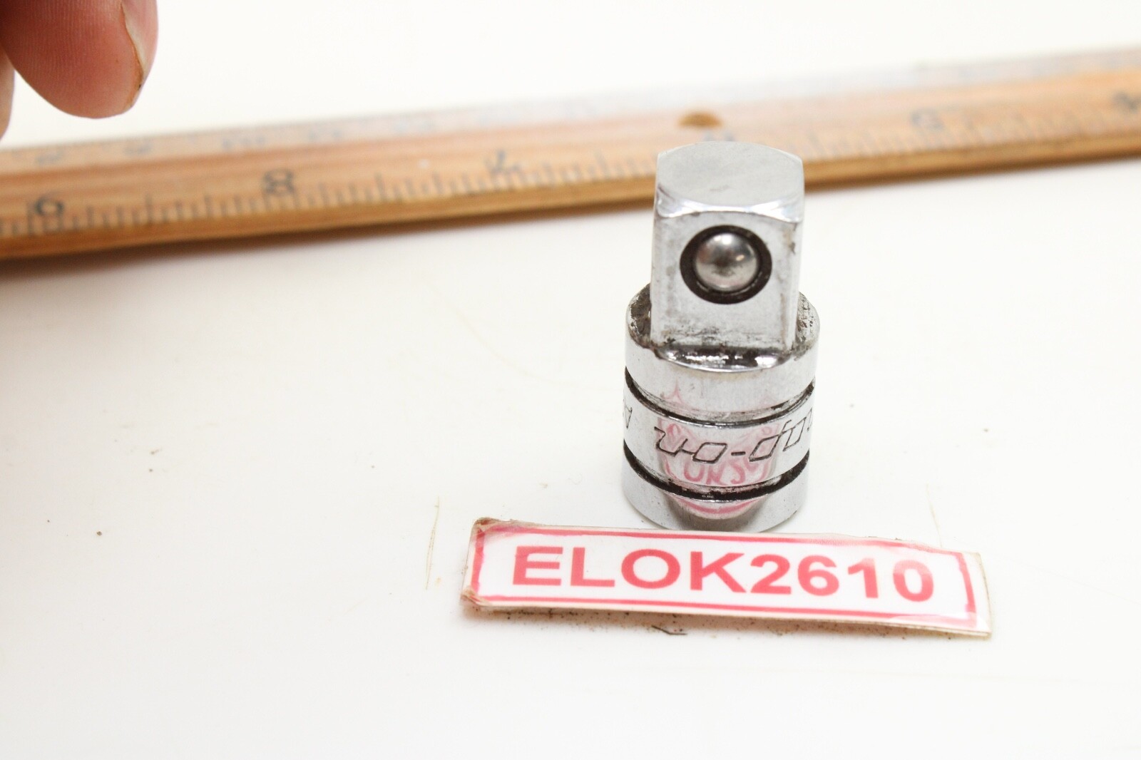 Snap-on A2A 3/8″ Drive Female to 1/2″ Drive Chrome Male Reducer/Adapter USA