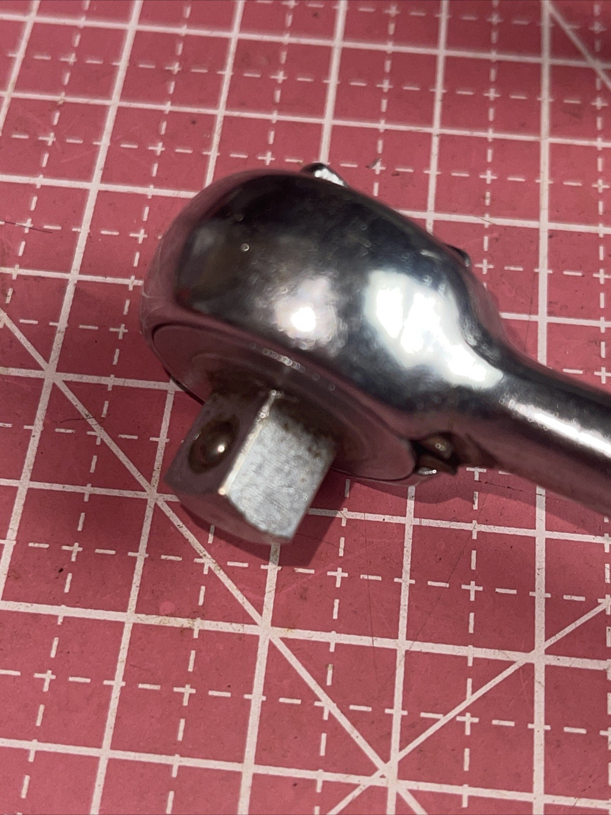 Vintage Indestro USA Super No 2775 3/8 Drive Ratchet 3/8” + 3 Sockets 1/2 5/8
