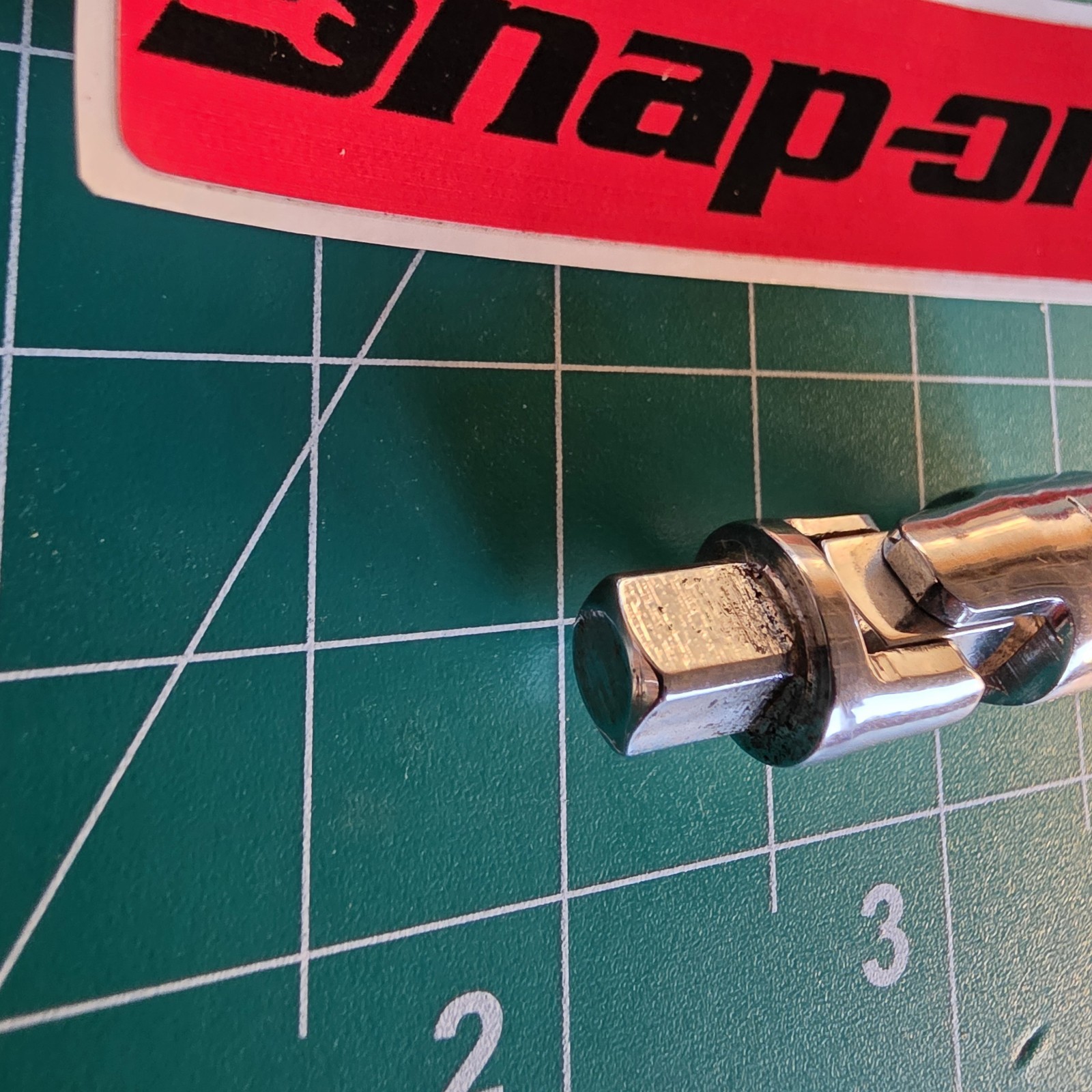 Snap-on Tools USA NEW 1/4″ Drive Chrome Universal Swivel Socket Extension TMU8