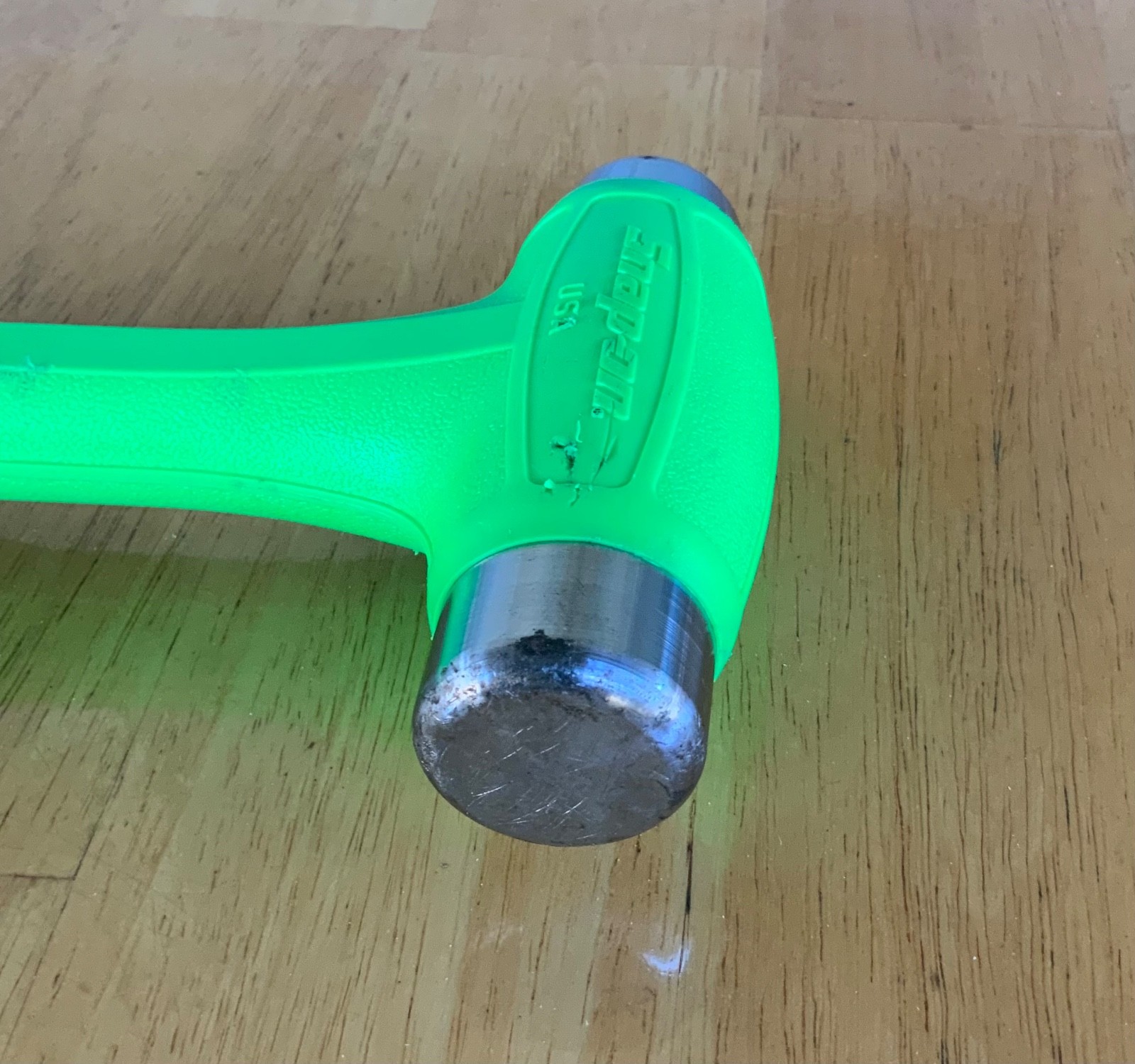 Snap On HBBD16 Green – 16oz. Soft Grip Dead Blow Ball Peen Hammer