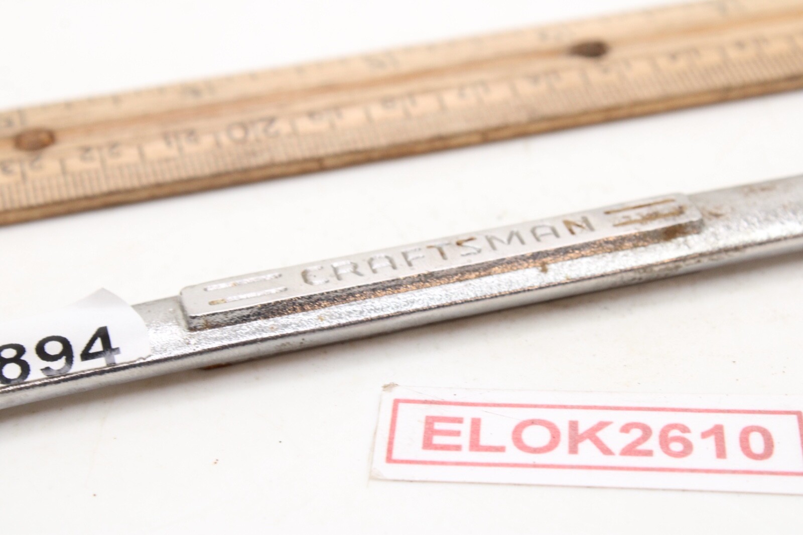 Craftsman VV- 44507 15mm x 13mm Metric Chrome Open End Wrench USA