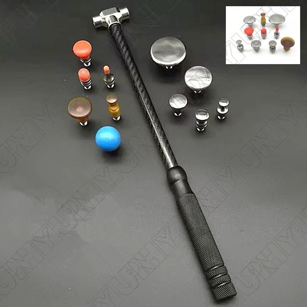 Carbon Fiber Blending Paintless Dent Repair Hammer Hail Repair Dent Removal