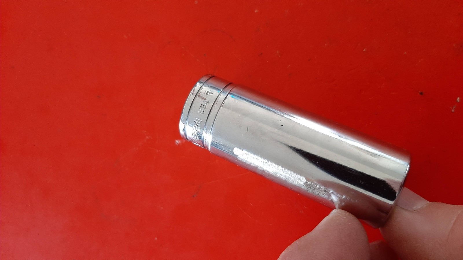 Snap-on Tools SF-241 3/8″ Drive 3/4″ Deep 12pt Point Socket USA Owner Mark