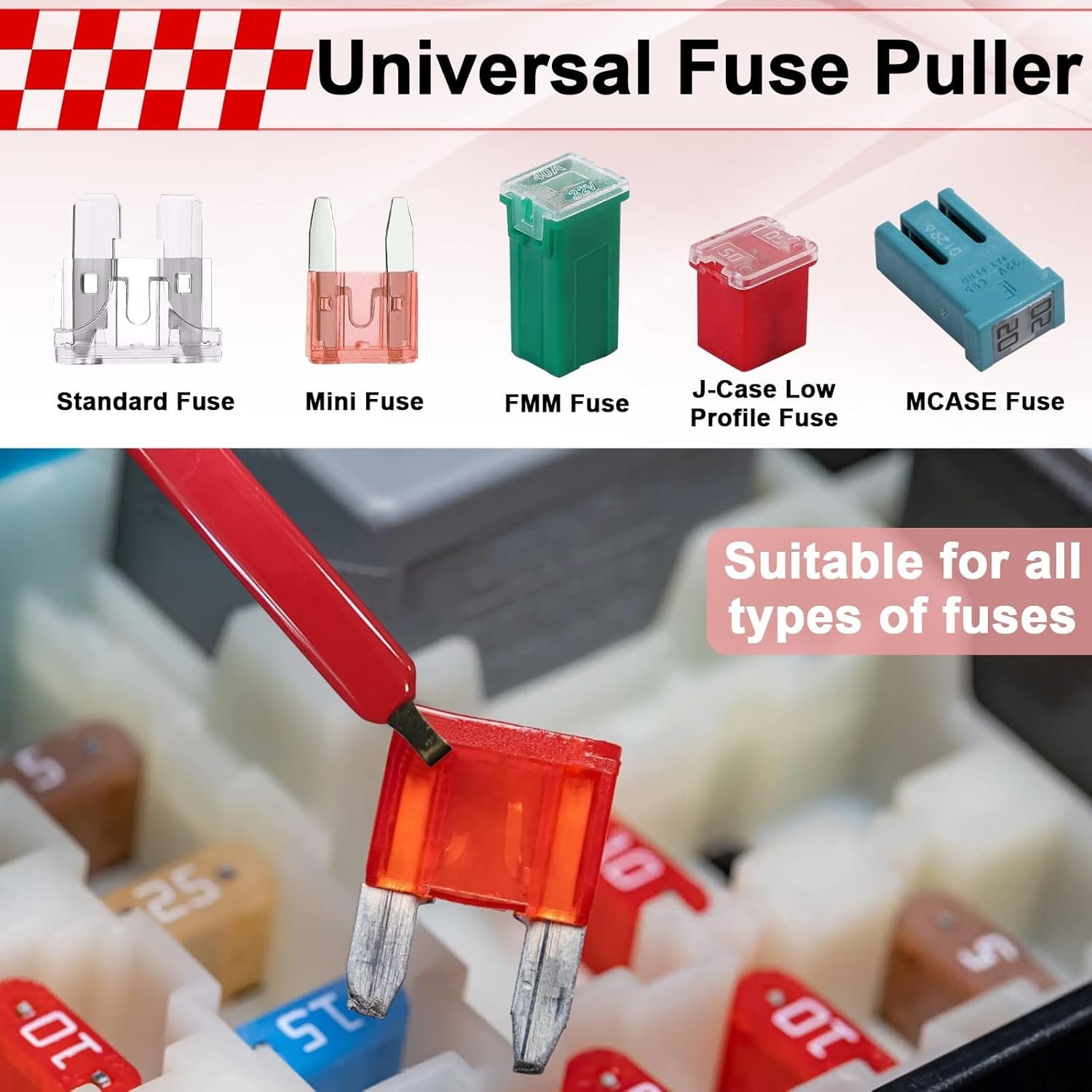 Insulated Relay Puller & Fuse Tool Set – Effortless Car Component Removal