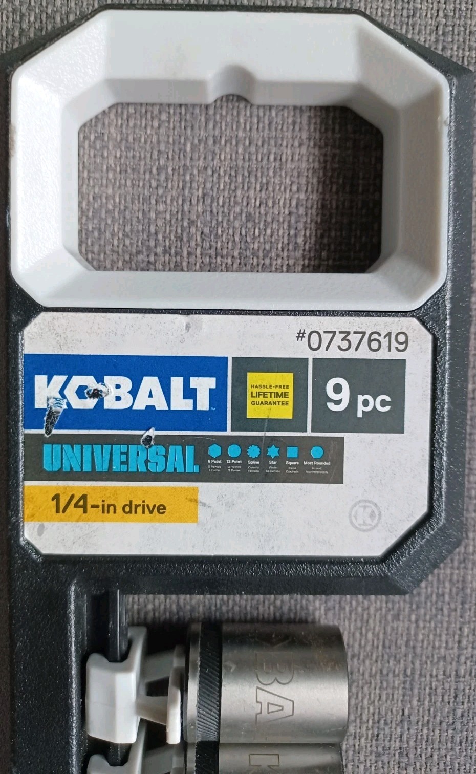 Kobal 9pc Universal 1/4 In Drive (NEW, SEE DESCRIPTION)