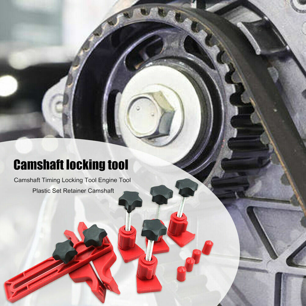 Universal Camshaft Dual Cam Clamp Alignment Timing Belt Holder Gear Locking Tool