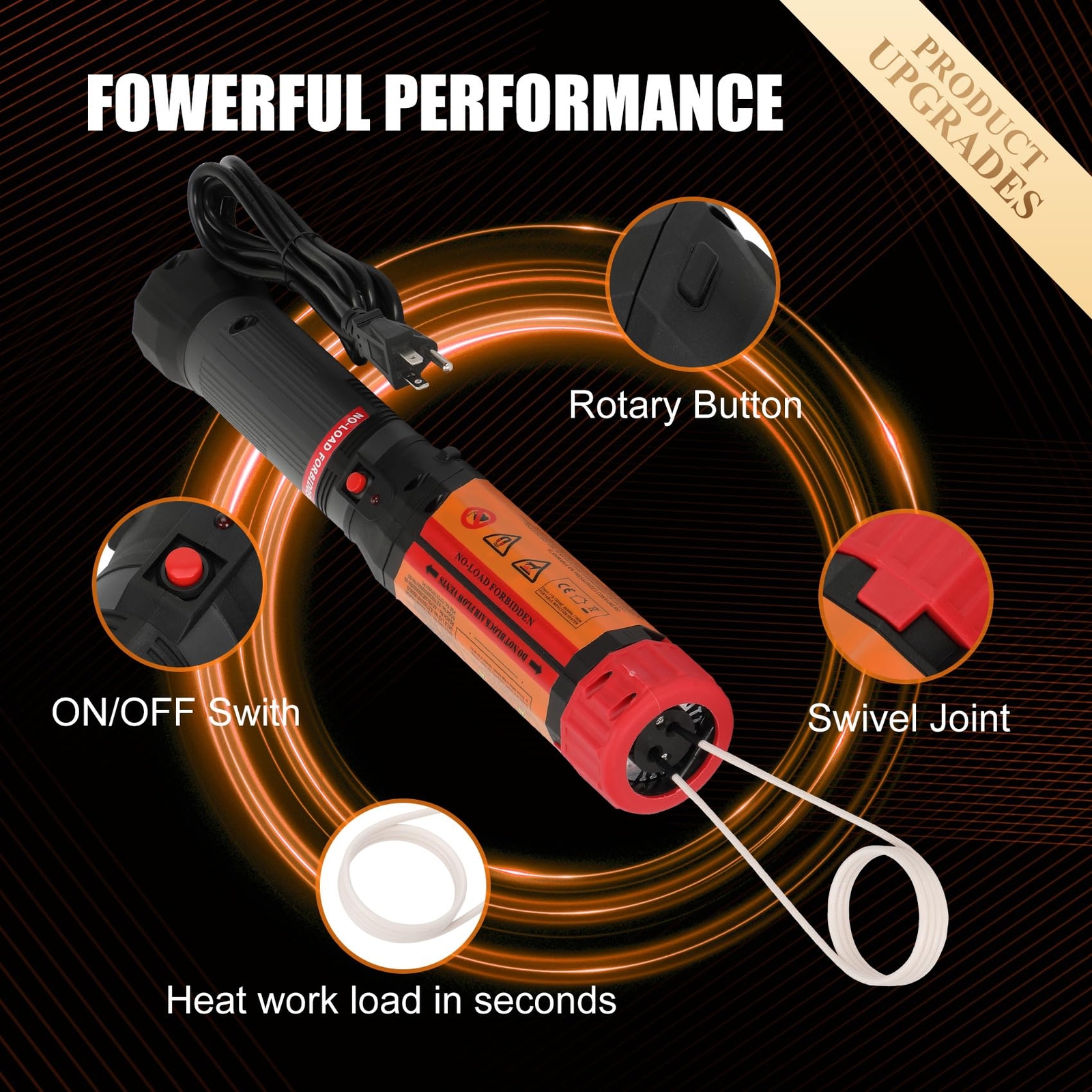 1100W Magnetic Induction Heater Kits Tool for Automotive Flameless Heat + 8 Coil