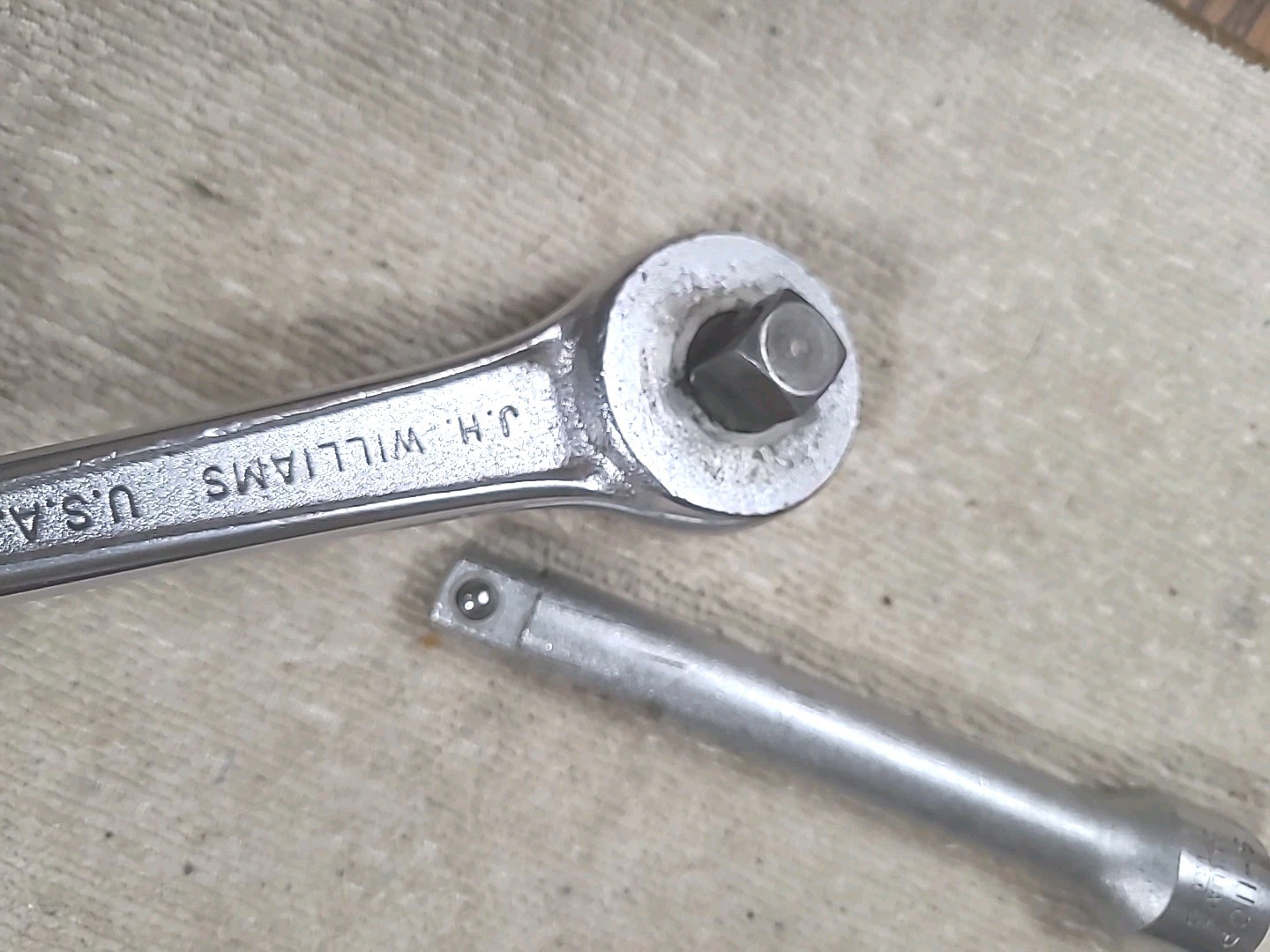 J.H. Williams S-52 SuperRatchet 1/2″ Drive Ratchet & S-110P USA MADE TOOLS.