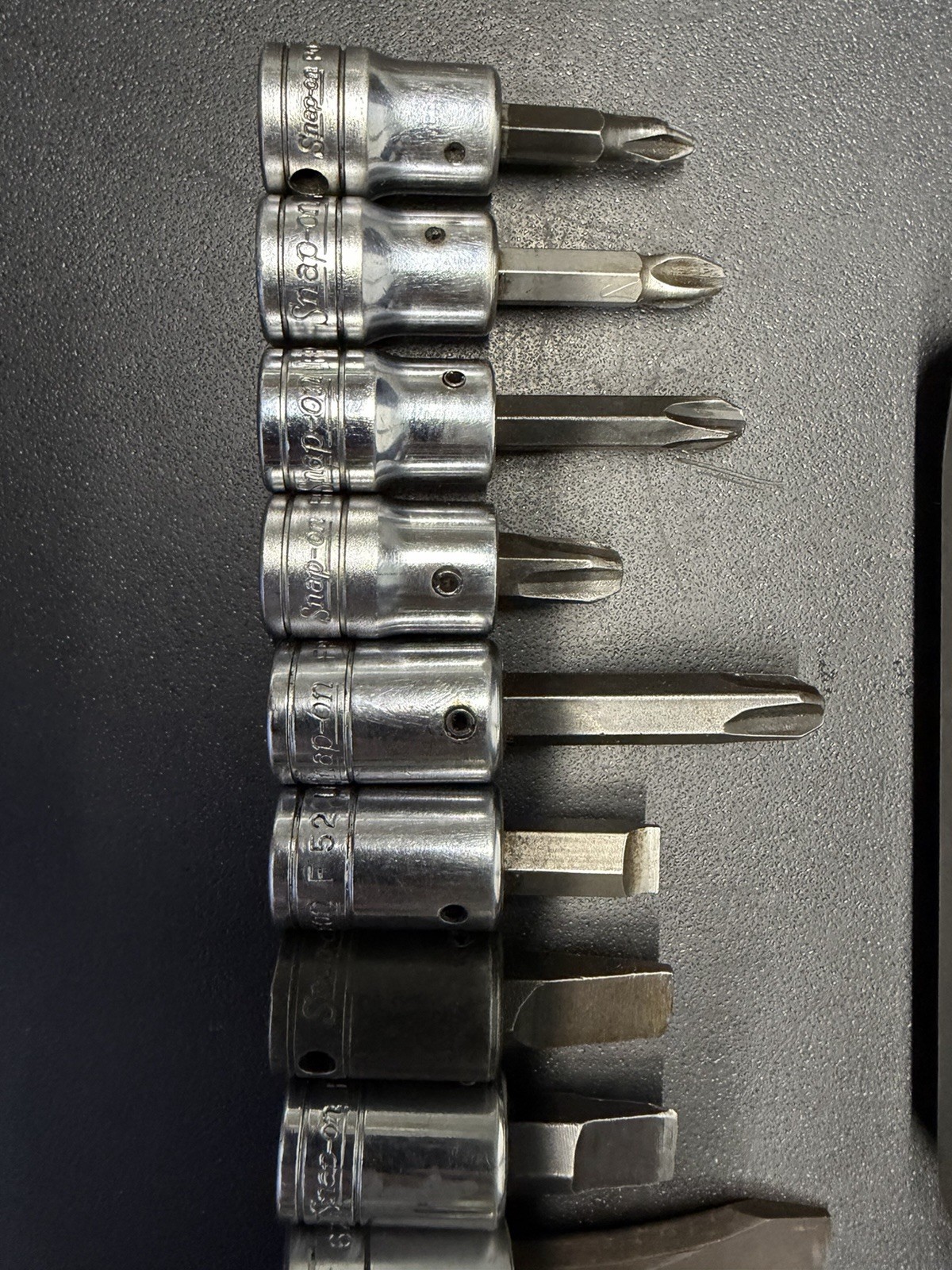 Snap-On PIT120 3/8” Drive striking Impact driver With 12 Sockets