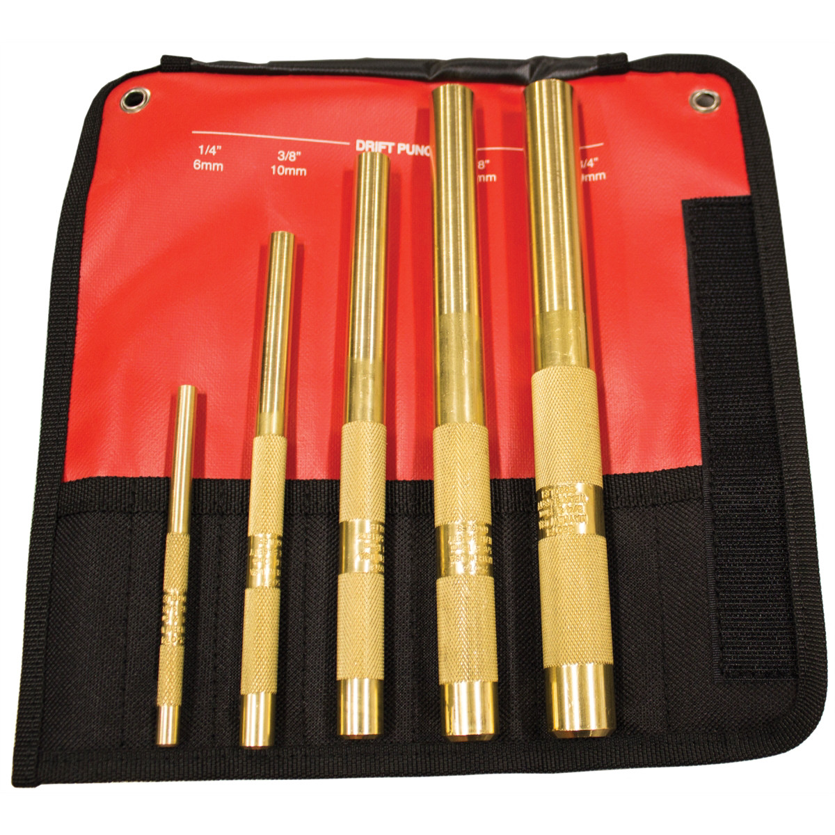 Mayhew 5-PC BRASS DRIFT PUNCH SET 67003