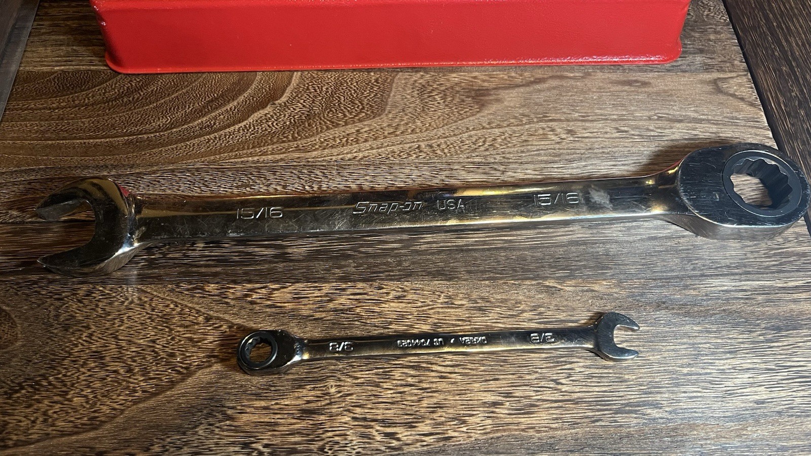 Snap-On Standard Combination Ratchet Wrench Set PAKLD095