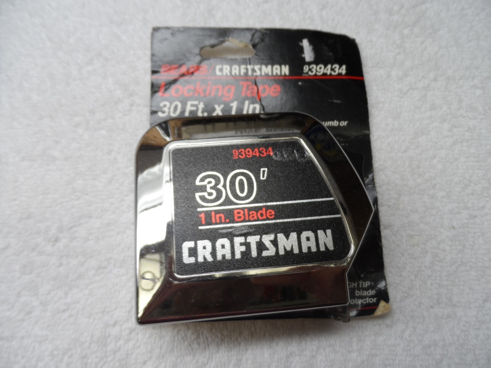 Craftsman NOS USA Heavy Duty Tape Measure, 1 in x 30 ft – Part # 39434