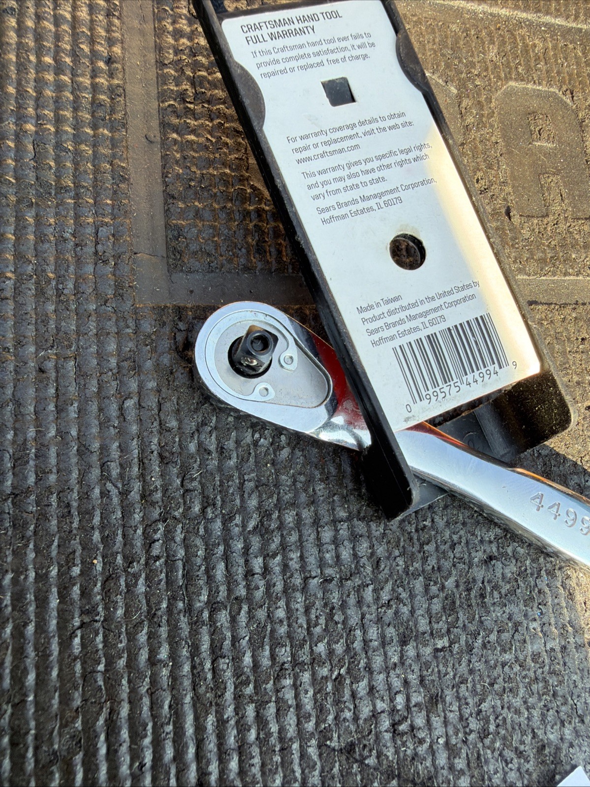 Sears Craftsman Nos 1/4” Thin Profile Full Polish Ratchet 44994 Sexy L-AB