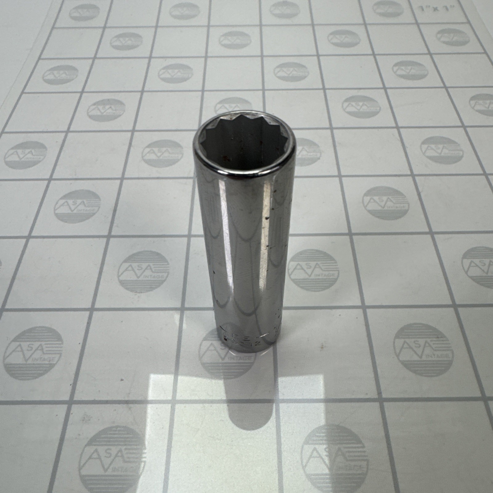 Vintage Craftsman 3/8″ Drive 1/2″ 12 Point Deep Socket SAE EE 43312 USA