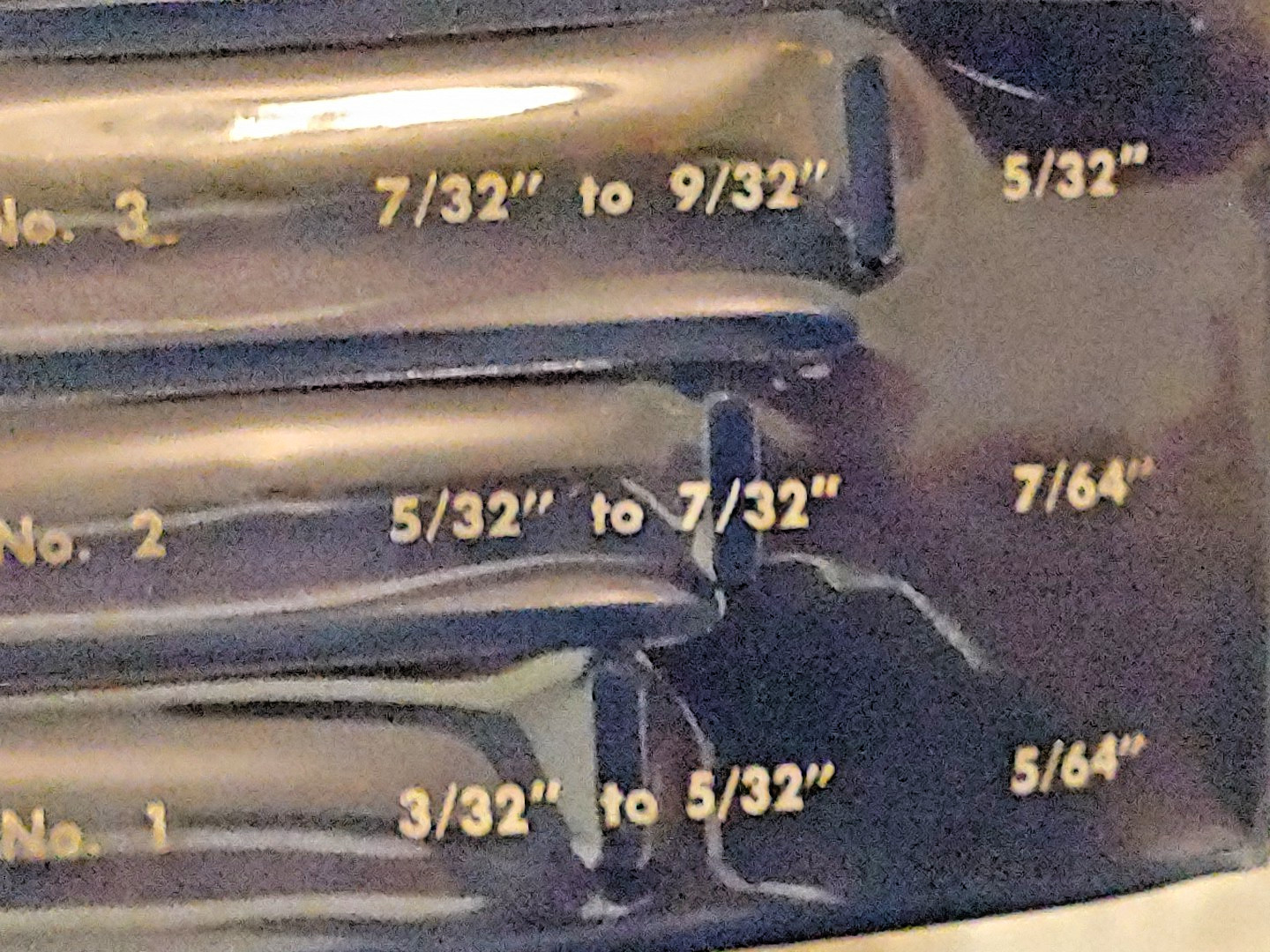 Vermont American/Threadit 6 Piece Extractor Set NO. 1-6, 3/32″ to 7/8″ USA