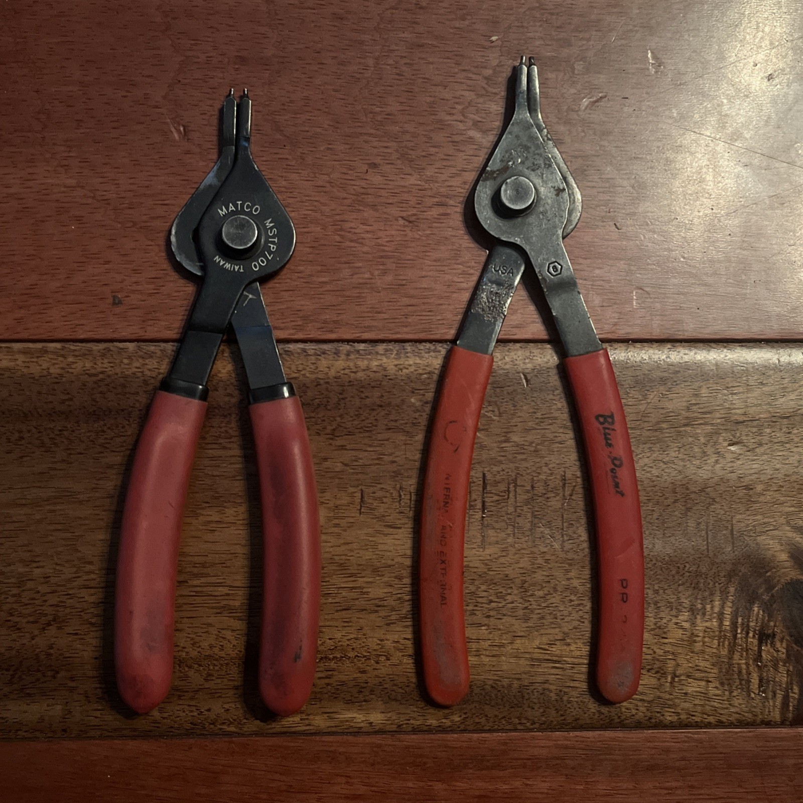 Mixed Plier Lot 4 Pieces – Retaining Ring, Kiwi, Snap Ring, See Description