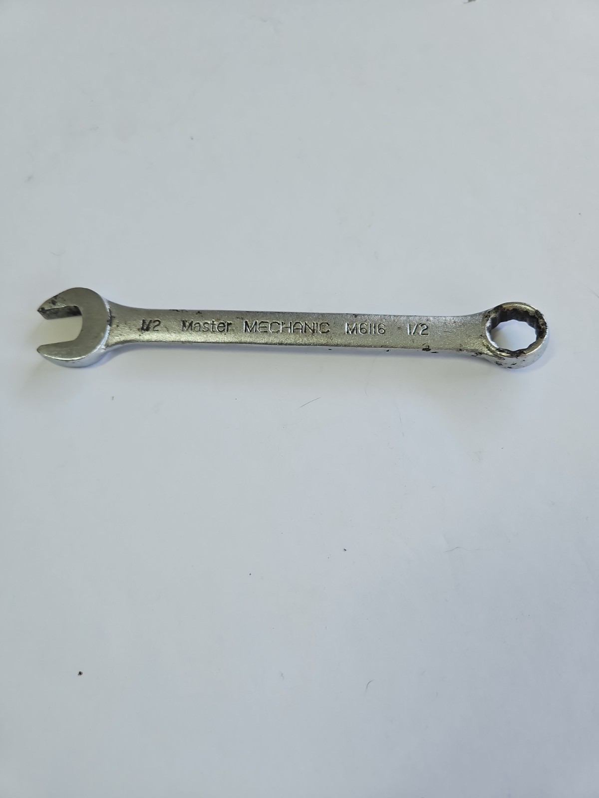 Master Mechanic M6116 1/2″ Combination Wrench Forged Alloy 12 Point Box, LOOK !