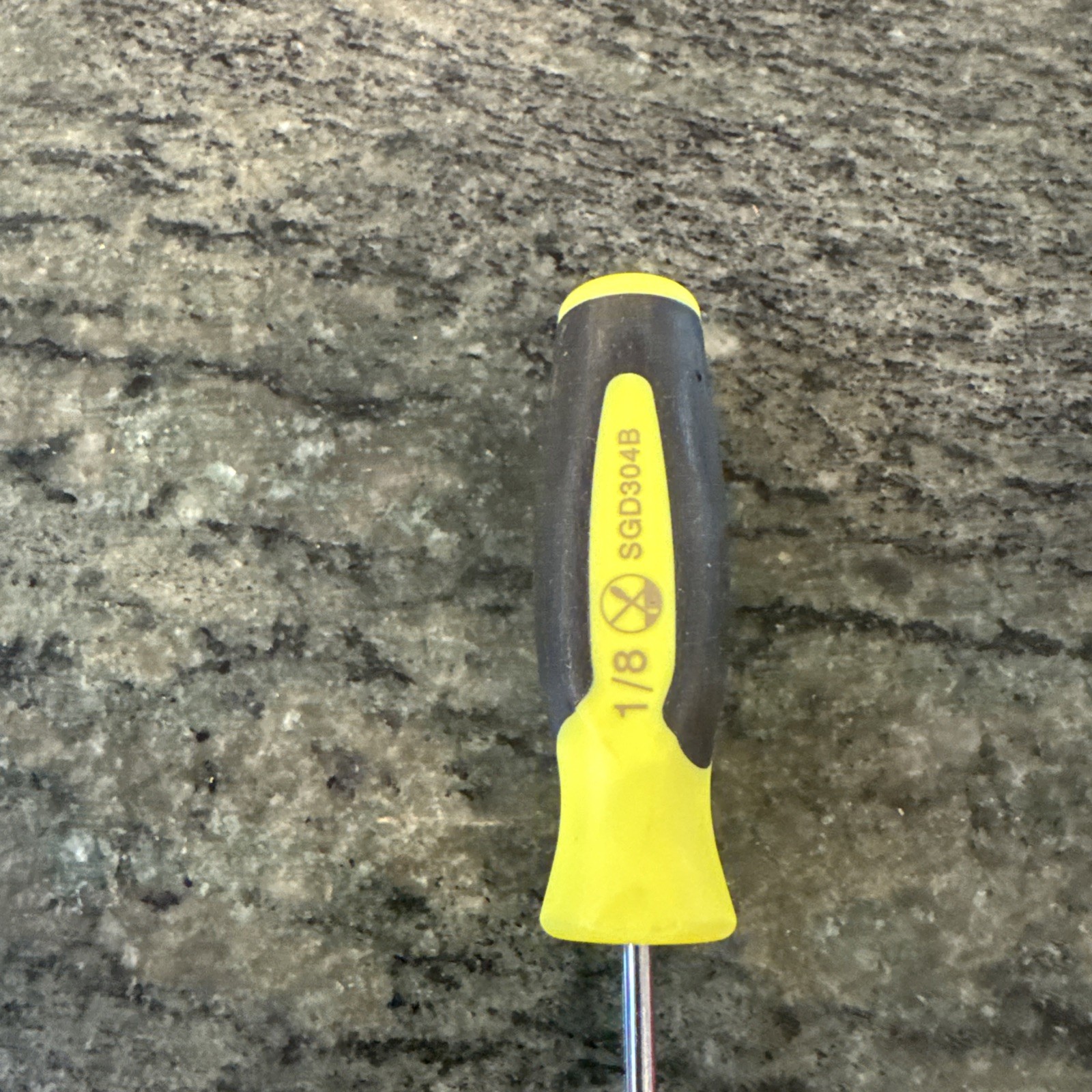 Snap On sgd304b flat tip soft grip mini tip screwdriver hi viz new