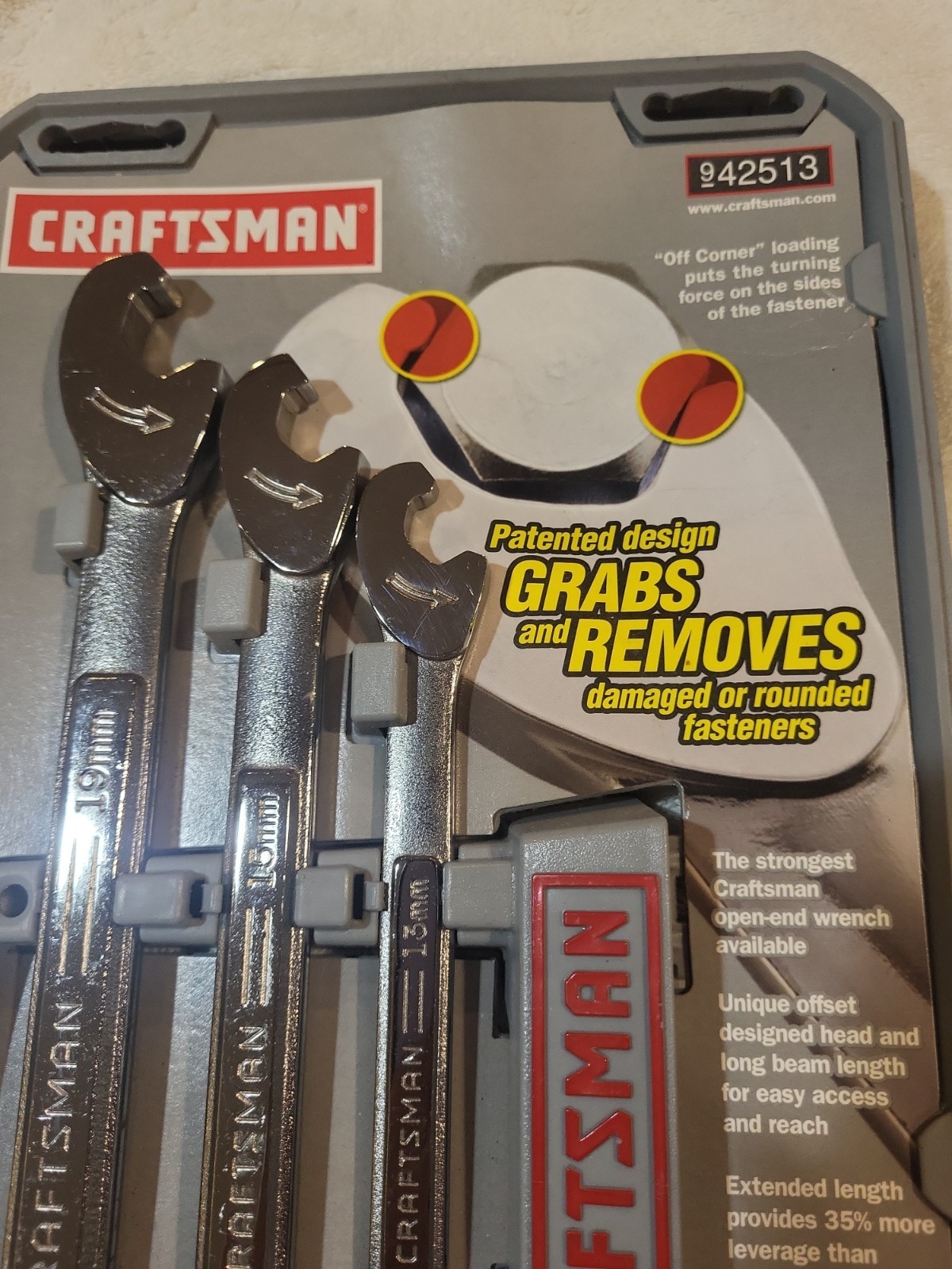 Craftsman USA 42512 & 42513 Extreme Grip SAE & Metric Wrench Set . NOS 🔥
