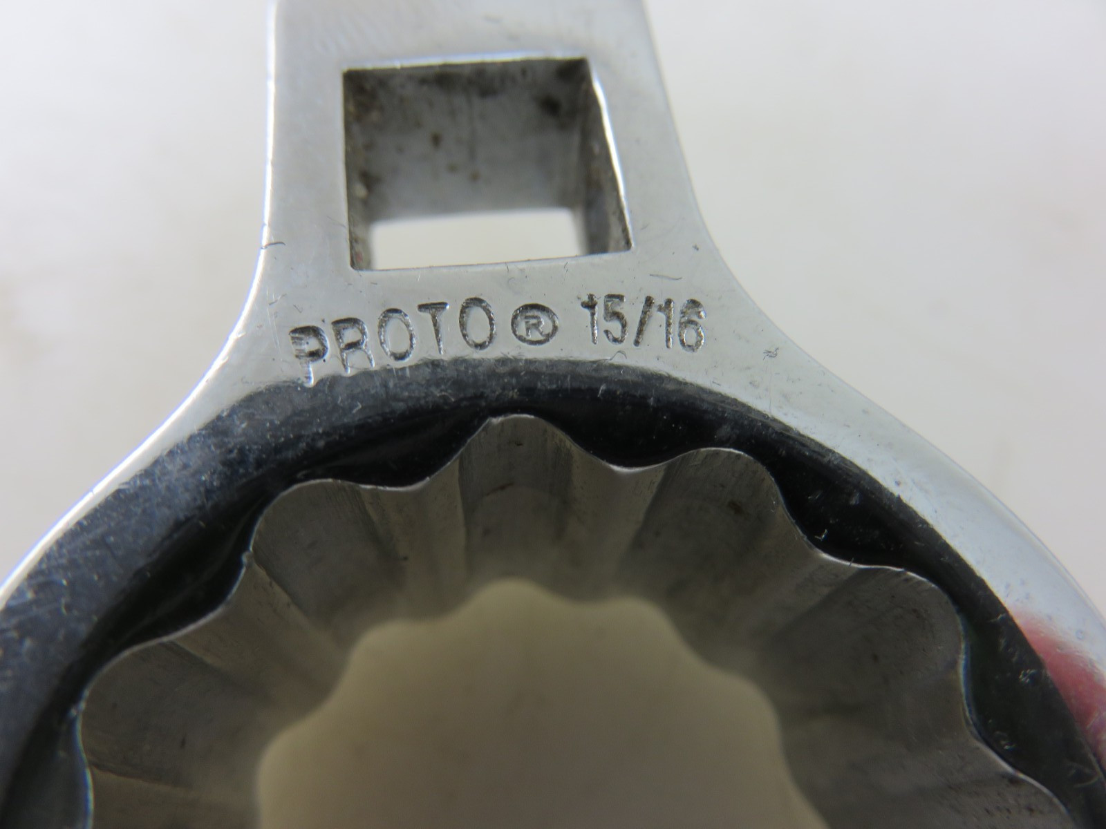 Proto Line Flare Nut Crowfoot Wrench 15/16″ 12pt 3/8″ Dr.