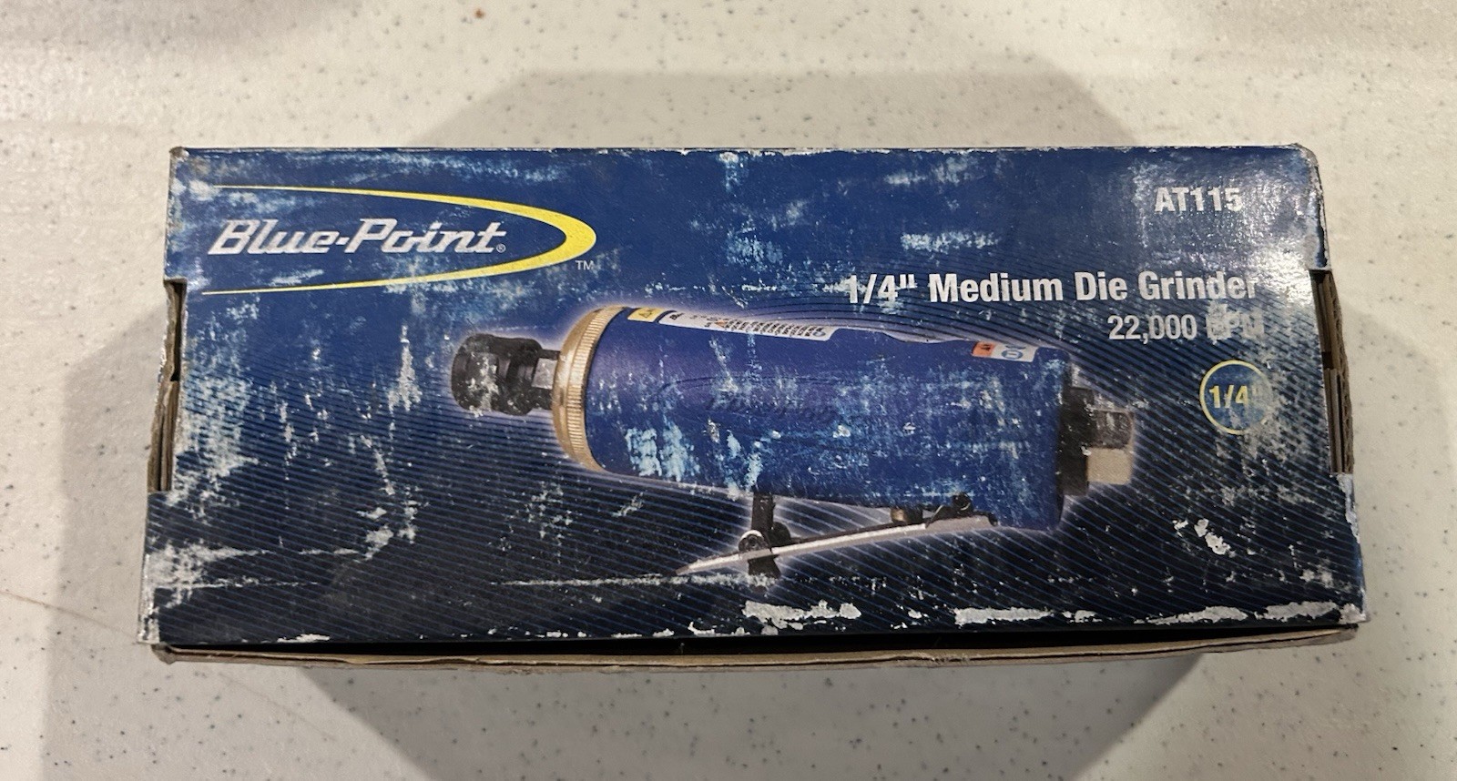 NOS. Blue Point AT115 1/4″ Medium Straight Die Grinder 22,000 RPM