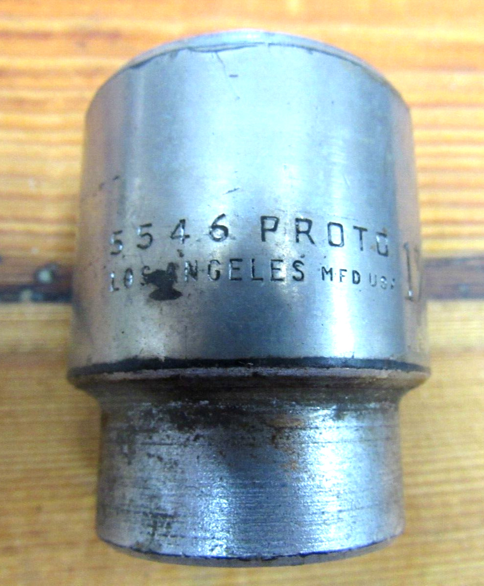 Proto 5546 3/4 inch drive 1-7/16 12 point socket USA IN GOOD CONDITION