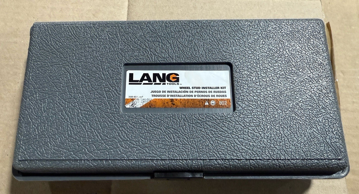 Lang Tools 12pc Wheel Stud Installer Kit w/ Rethreader Dies 802 NEW