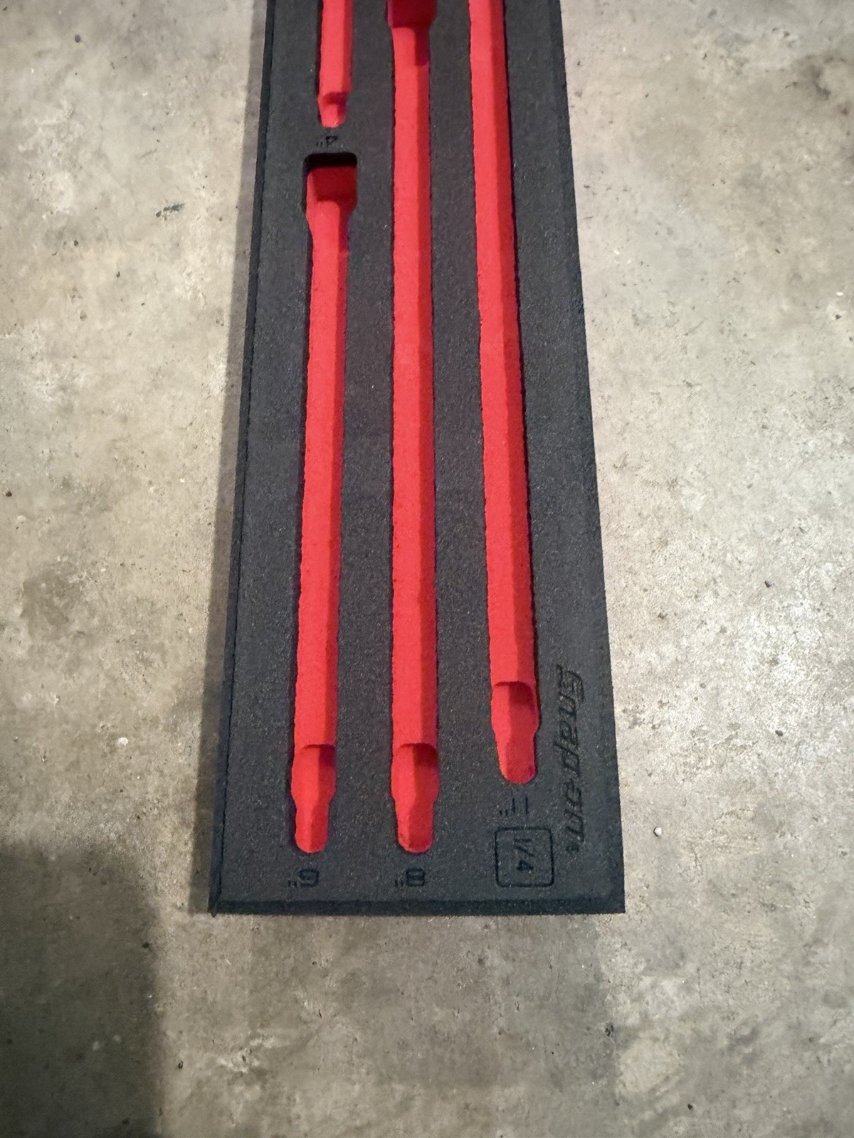 Snap On 1/4” 108TMXAFR 8 Pc Extension Set FOAM!! New!