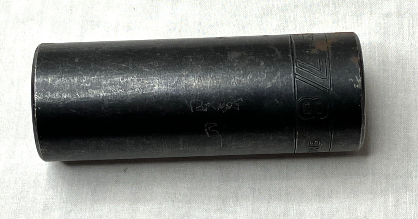Snap-On Model SIM280 7/8” 1/2” Drive 6-Point Deep Impact Socket USA
