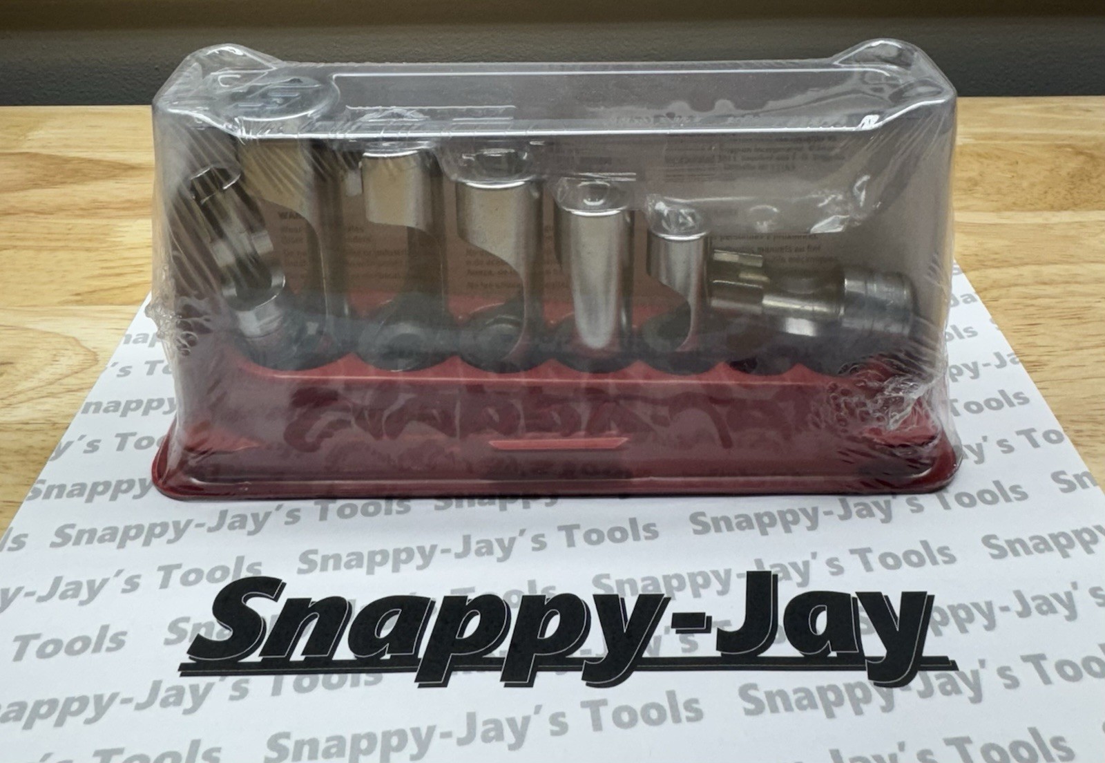 Snap-on Tools USA NEW 7pc 3/8″ Drive SAE Deep 6pt Flare Nut Socket Set 207FRX