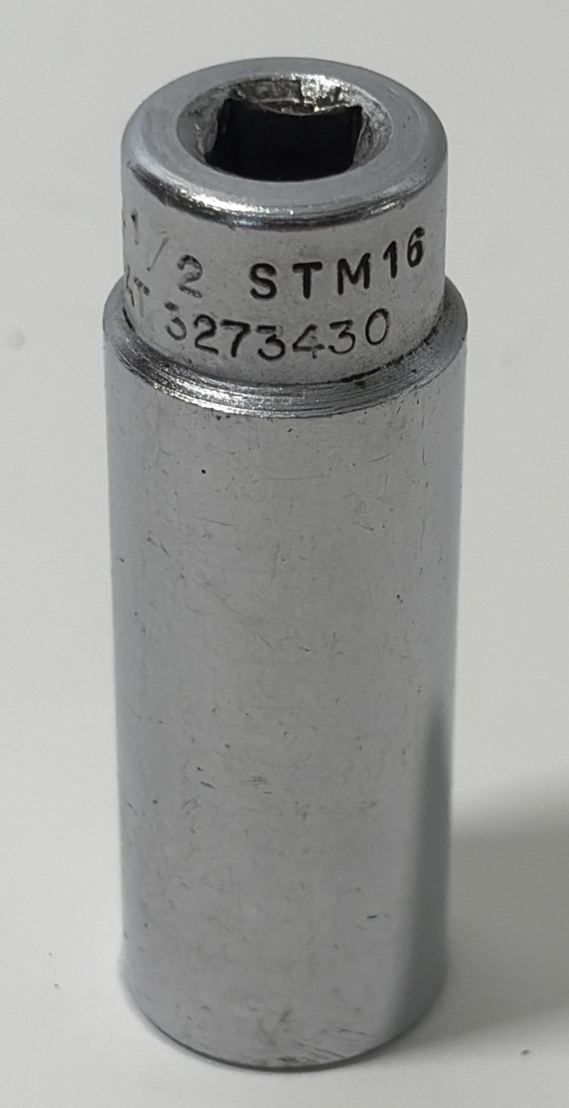 Snap- On Tools STM16 1/2” SAE Flank Drive Deep Socket 1/4″ Drive 6 Point USA