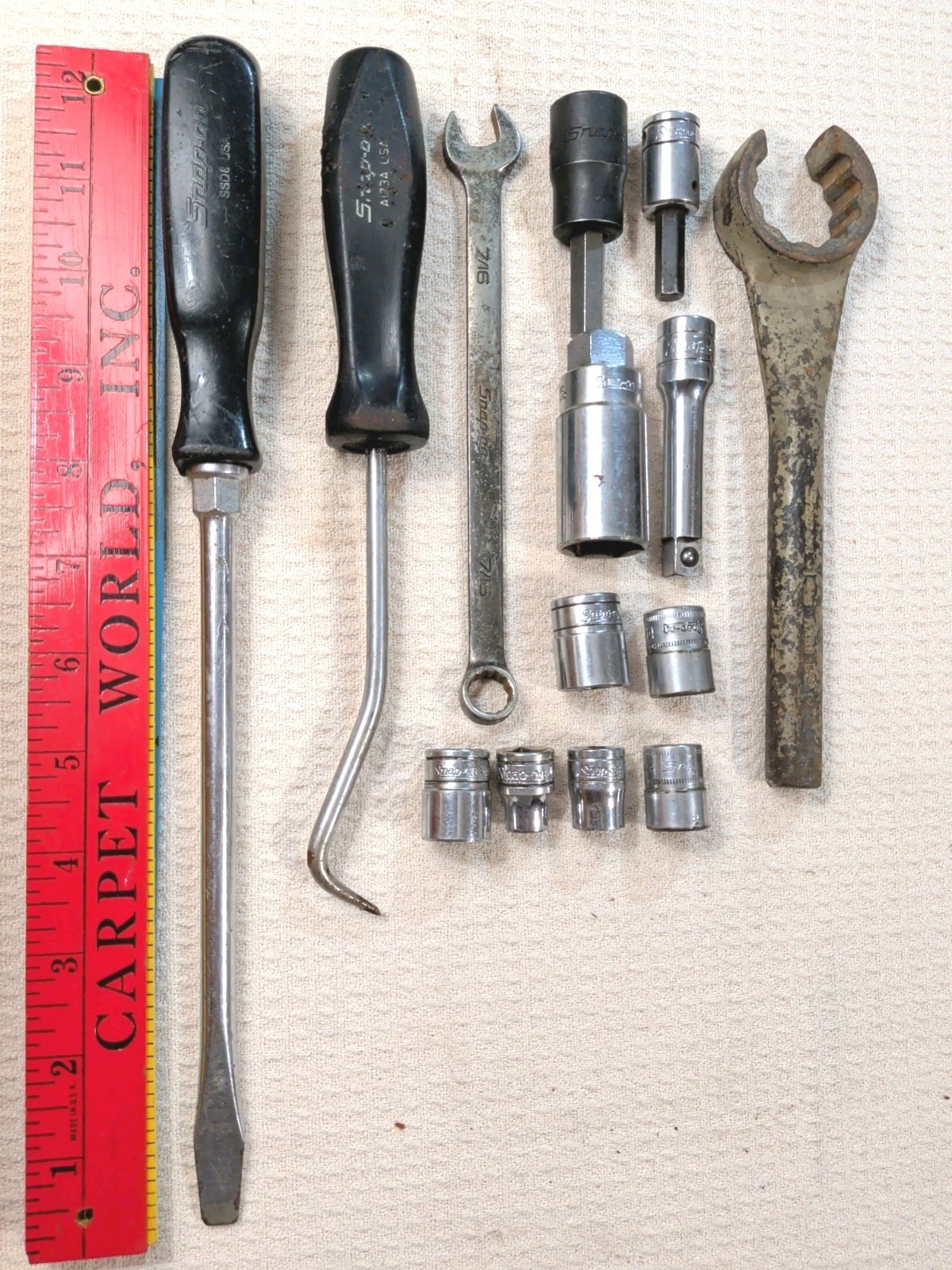 Snap-On Tools MIXED Lot USA Made Tool Set Wrenches Screwdriver Sockets Etc