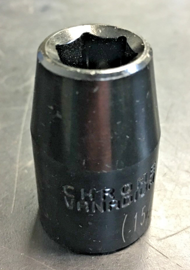 CHROME VANADIUM 12MM, 15/32″, 6 POINTS, 1/2 INCH DRIVE, IMPACT SOCKET