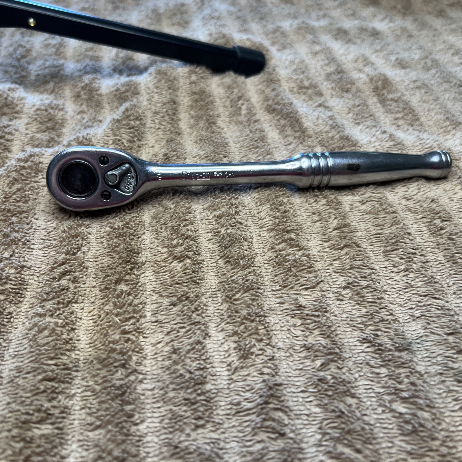 Snap-On F-710-A 3/8″ Drive Ratchet Wrench VINTAGE! WORKS WELL!!