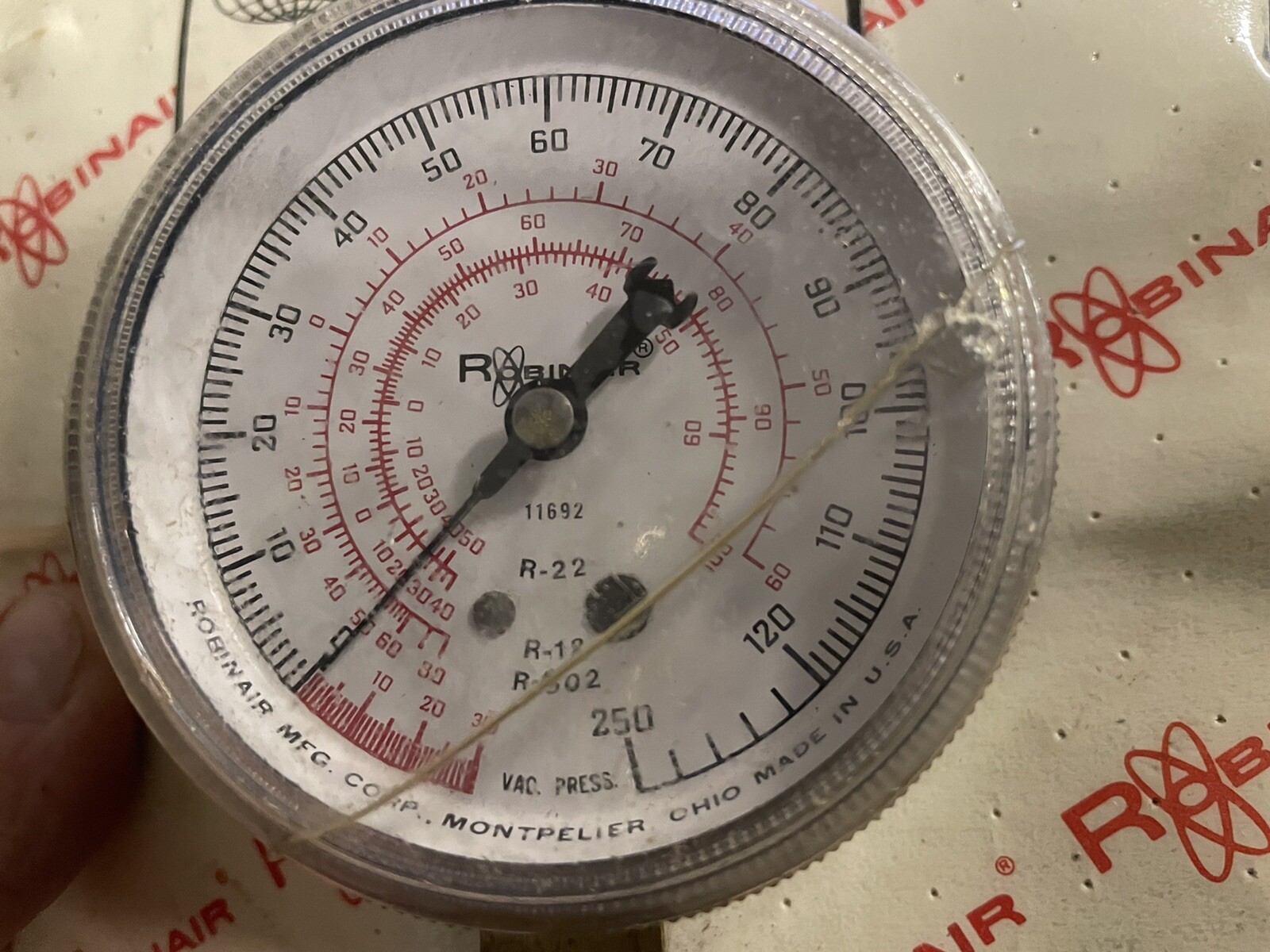 Kent-Moore Robinair Manufacturing 11692 EDP 42532 Replacement Compound Gauge 2.5