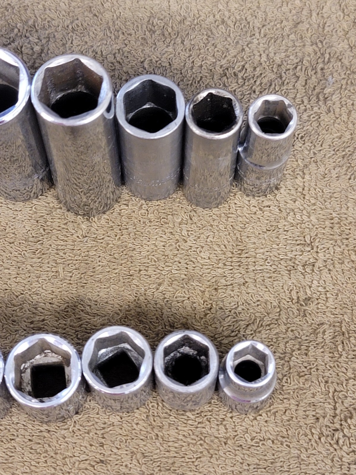 16 Proto Socket Deep Well Standard 5028H 3/8″ Drive Sae 7/8 9/16 Tool Set USA
