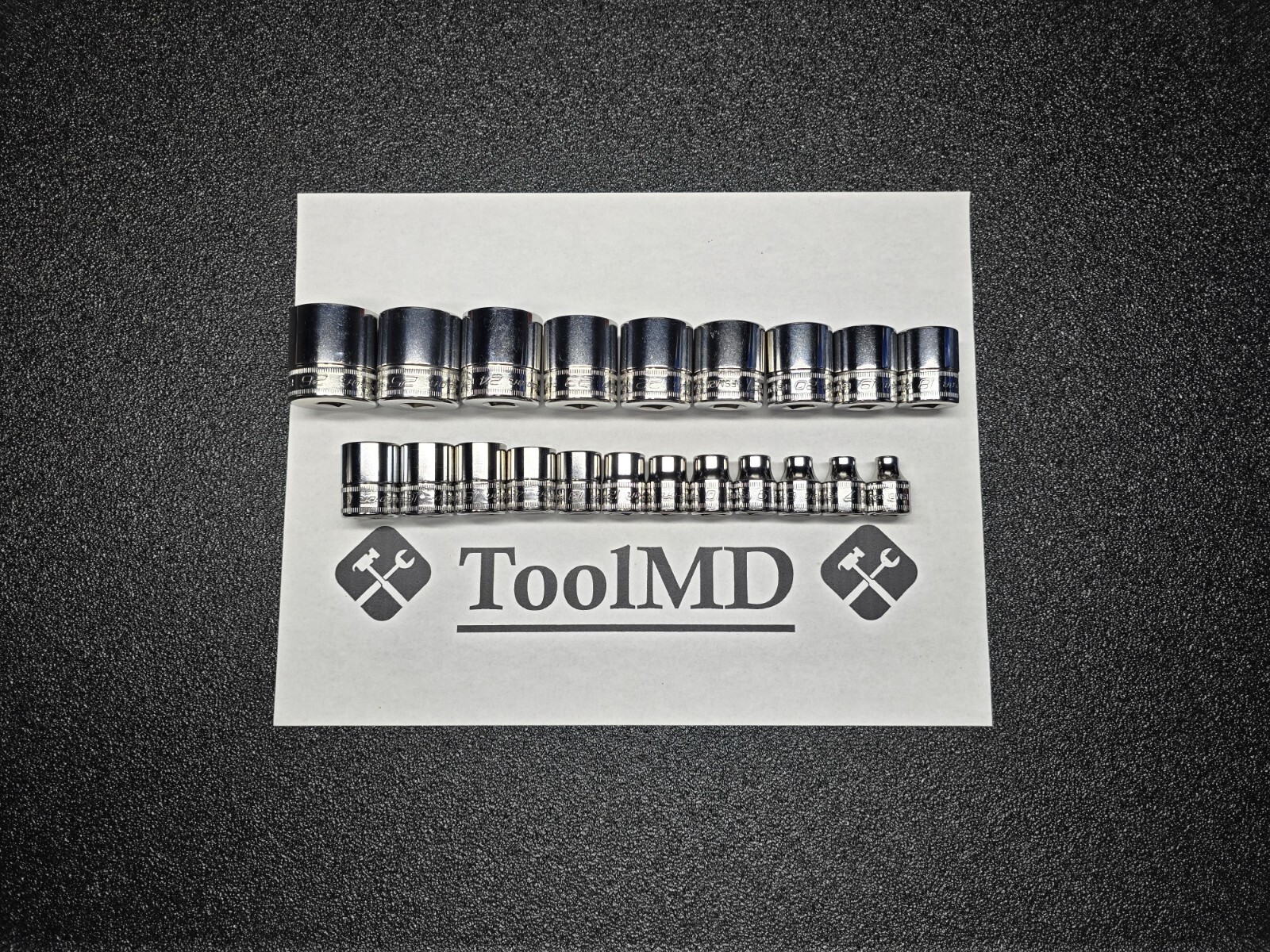 Snap-on Tools NEW 21pc 3/8 Drive METRIC Shallow 6-Point BONUS Socket Set 212FSMY