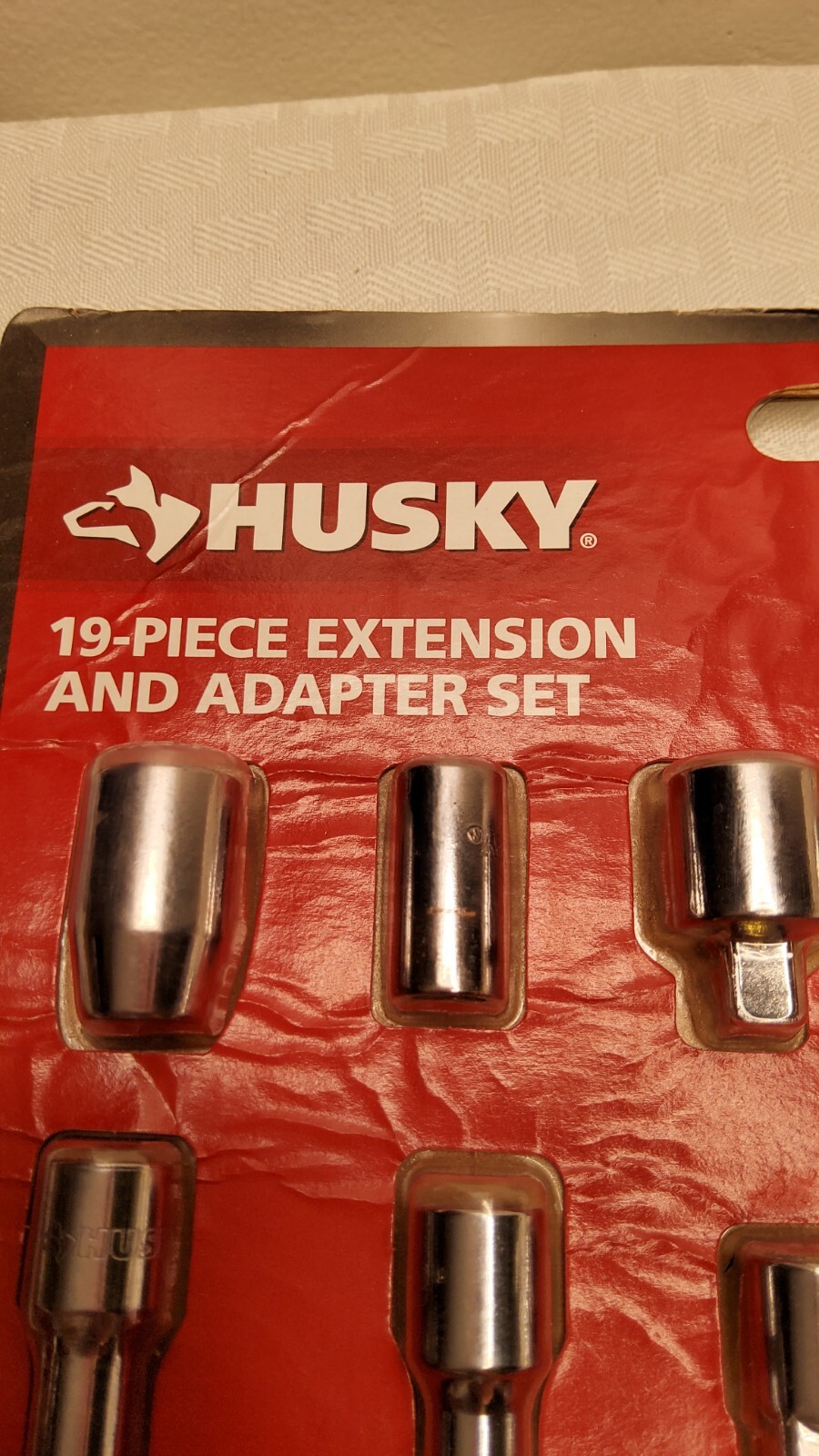Husky 19 Pc. , Extension And Adapter Set 1/4 3/8 And1/2 Drive New In…