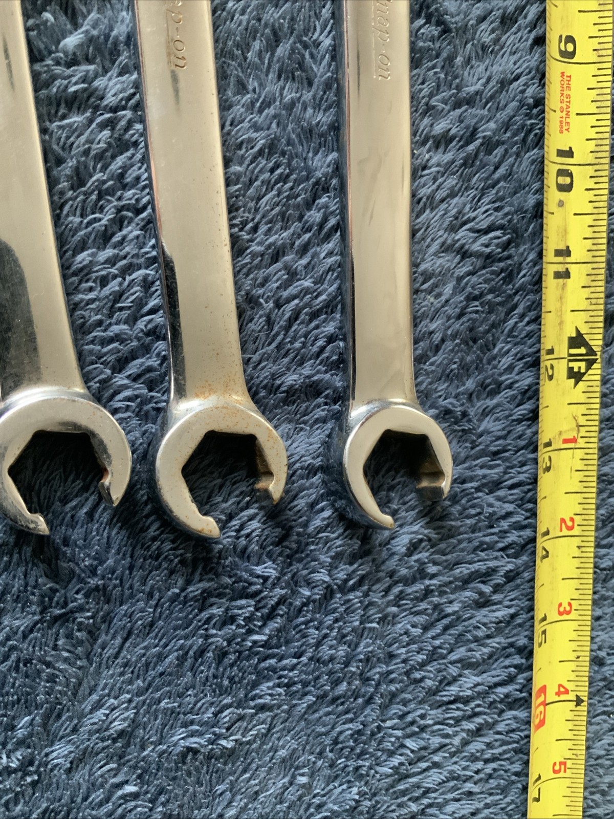 Snap On 5pc Flare Nut End/ Open End Wrench Set….metric, 12, 13, 15, 17, 19……aaa
