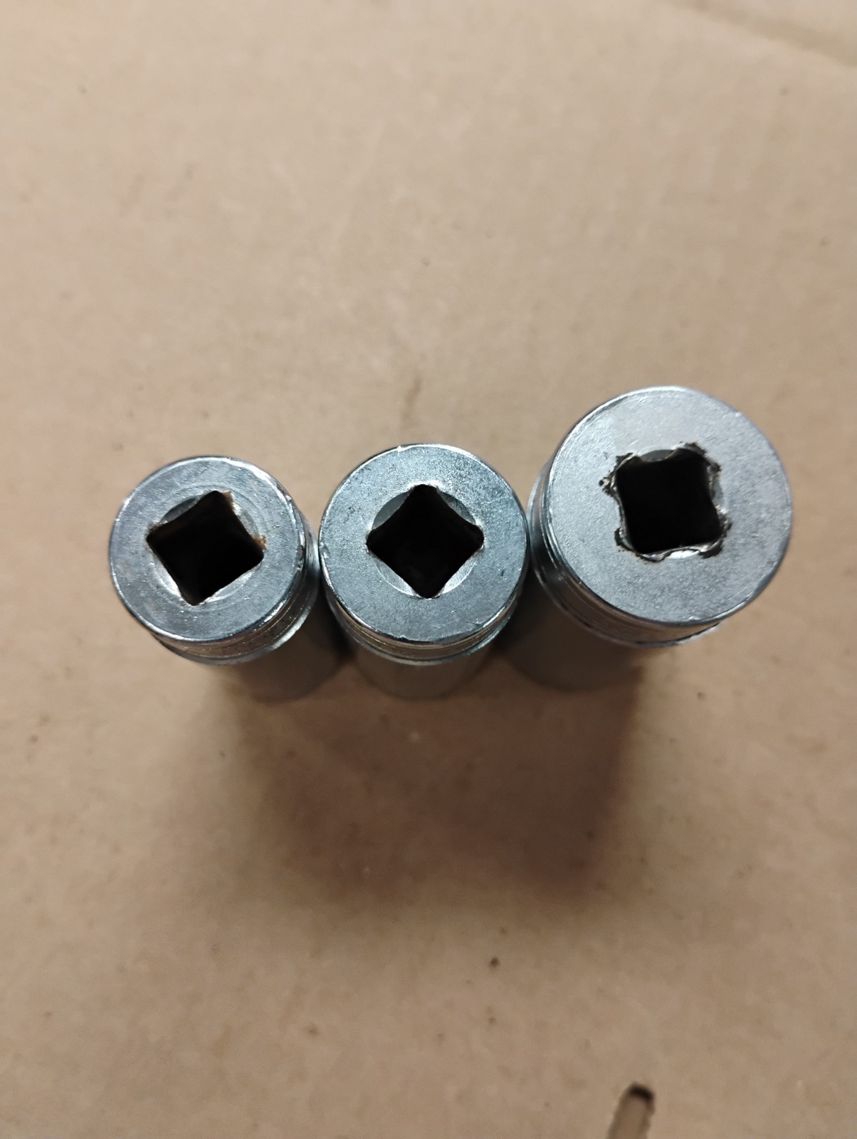 Snap On 3 Piece Set of Sockets, SFS241, SFS221, SFS281