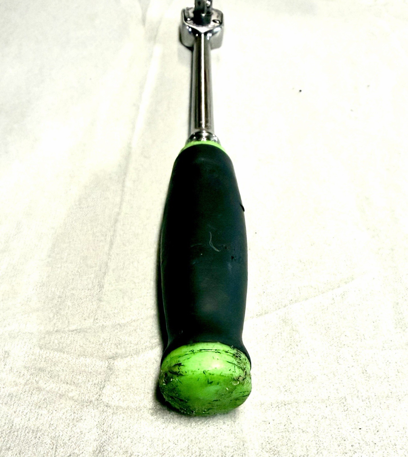 Snap-on FHL80 3/8″ Drive Long Handle Ratchet Green Soft Comfort Grip Dual 80