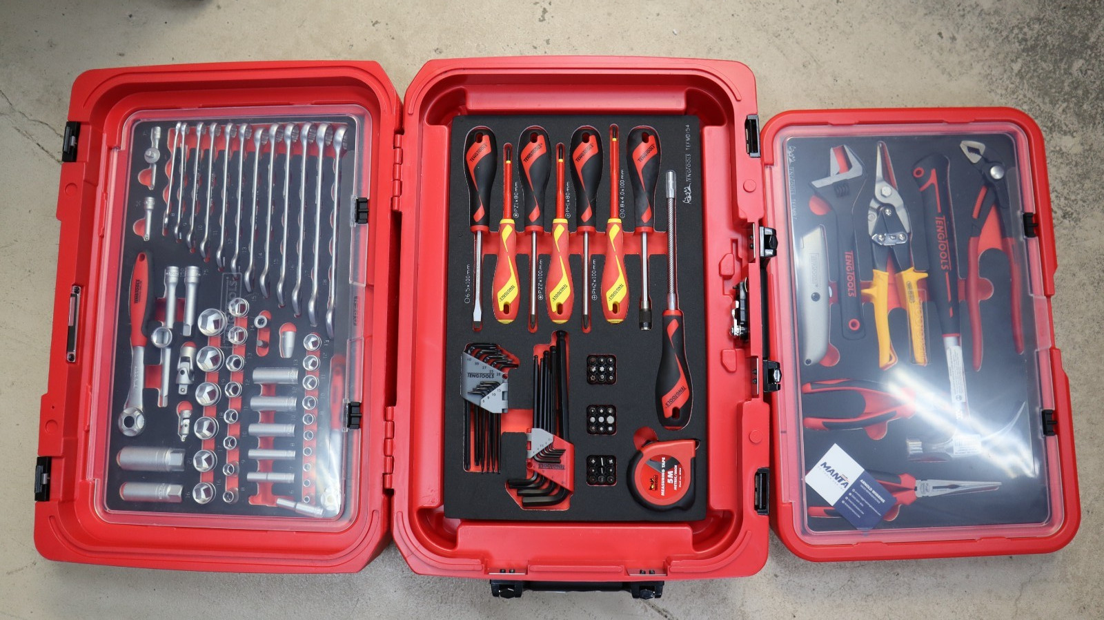 Teng Tool Kit SCE1 118 Piece BRAND NEW! Rolling portable BUY NOW FREE SHIPPING!