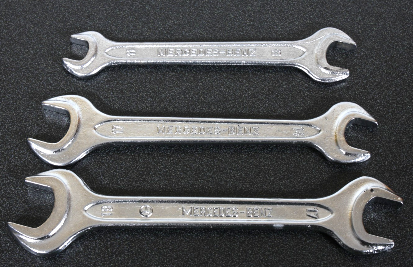 Mercedes-Benz Metric Wrench Set Matador Heyco Open-End 19mm 17mm 14mm 13mm 11mm