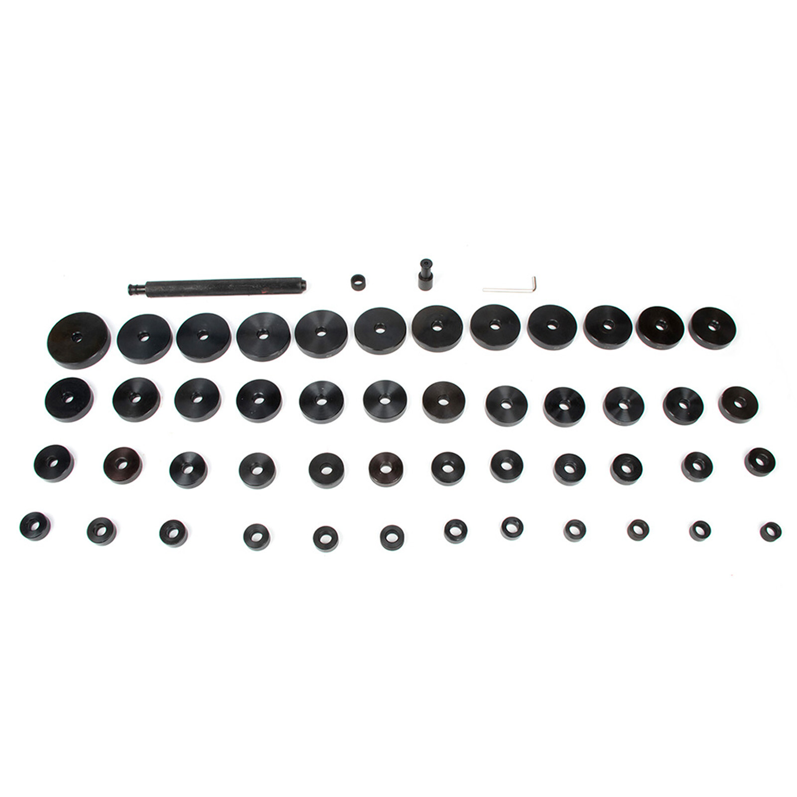 52PCS BEARING SEAL DRIVER TOOL 18MM-65MM CUSTOM BUSHING BEARING HYDRAULIC PRESS