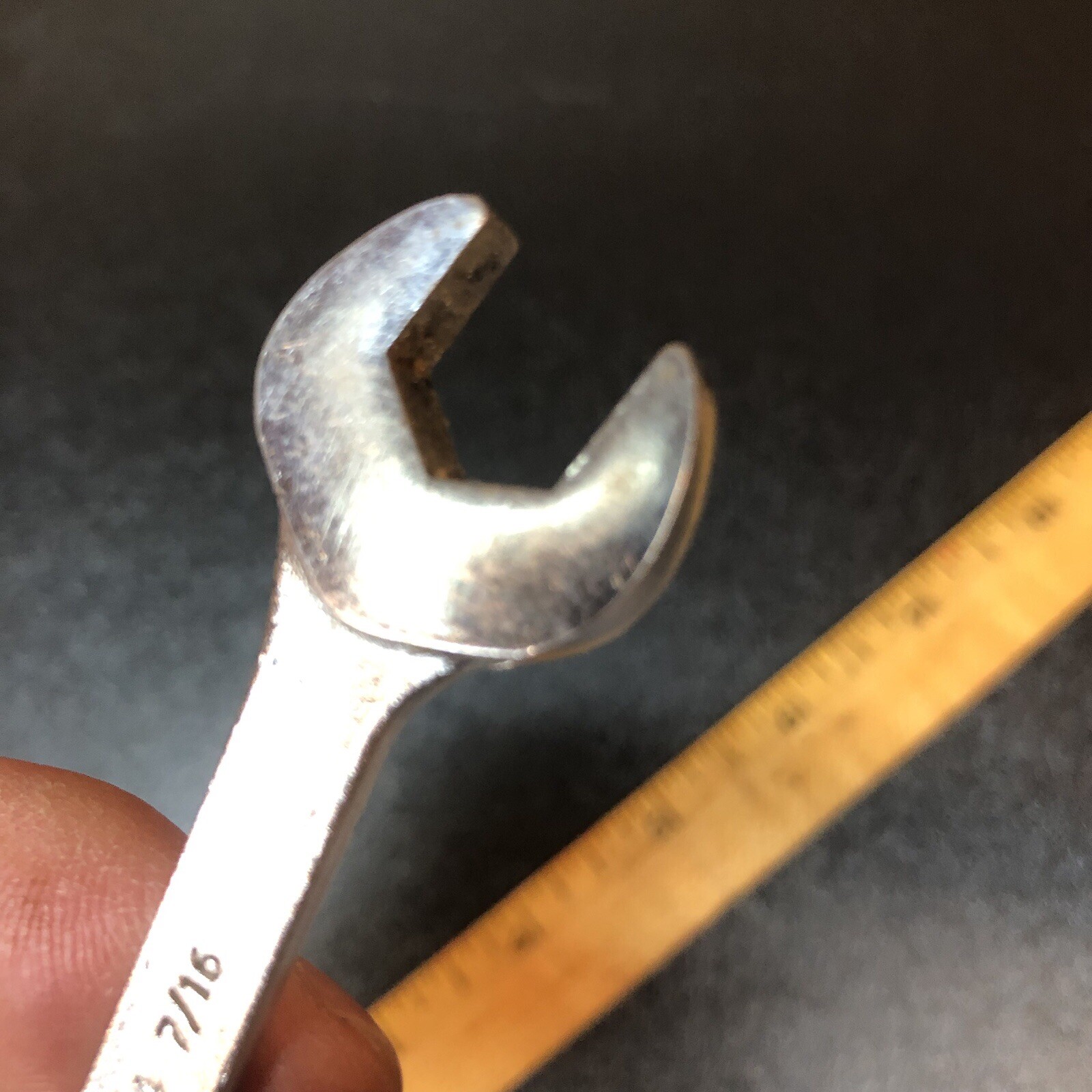 Vintage Wright 1314, 3/8″ x 7/16″ Open End Wrench 5-1/2″ USA replacement tool