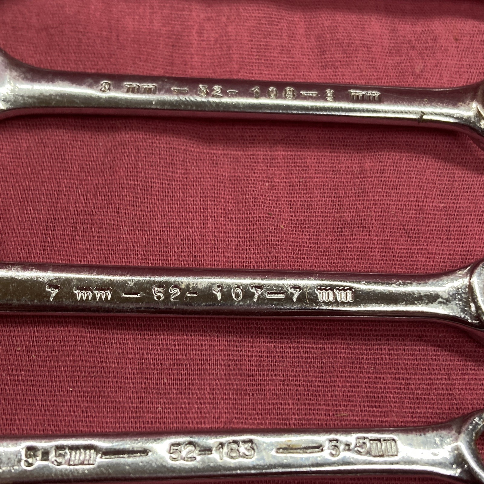 Armstrong Armaloy 5mm 5.5mm 7mm 8mm 9mm Wrench Set Lot Of 5